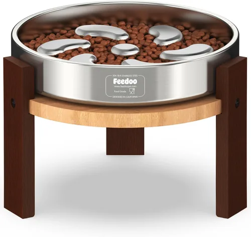 Vista 10 de Feedoo Tazón de alimentación lenta para perros de 3.5 tazas, acero