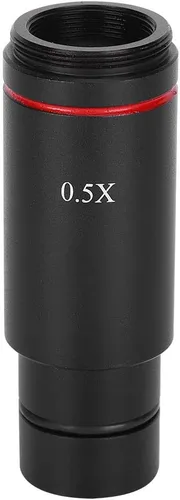 Vista 8 de Oumefar Microscopio Ocular 0.5X C Montaje Microscopio Lente de cámara 0.984 in para ocular electrónico CCD Cámara Industria HDMI Microscopio Cámara