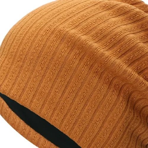 Vista 3 de EBRICON Gorros roscados de color sólido unisex casual acrílico tejido sombrero confinamiento al aire libre diario mujeres hombres gorro gorro