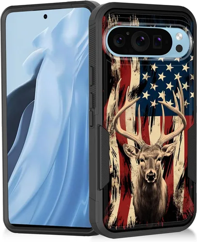 Vista 130 de Funda para Pixel 11 Pro XL, resistente de doble capa híbrida de policarbonato duro de goma suave a prueba de golpes para Google Pixel 11 Pro XL 6.8