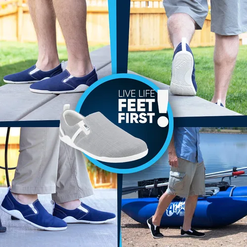 Vista 8 de Xero Shoes Aptos - Zapatos de lona de cáñamo sin cordones para hombre, casuales, ligeros y sin caídas