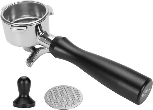 Vista 14 de Portafiltro de 2.283 in compatible con Gaggia, con cesta de filtro de espresso reutilizable de acero inoxidable 304 y pantalla de disco de café