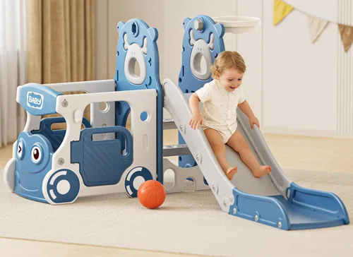 Vista 15 de XJD Sandalias para niños pequeños 10 en 1 (azul, L)
