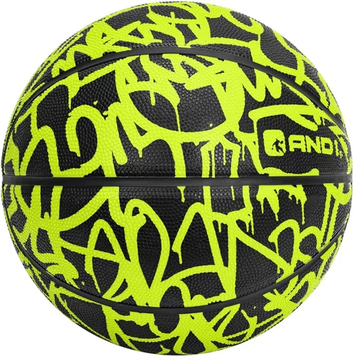 Vista 10 de AND1 Balón de baloncesto de goma: tamaño reglamentario oficial 7 (29.5 pulgadas) – Construcción de canal profundo, hecho para juegos de baloncesto