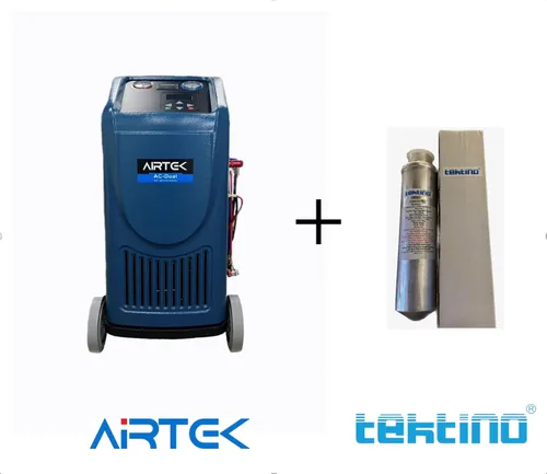 Vista 2 de Airtek AC-Dual Máquina Completamente Automática, Recuperación y Recarga Automotriz HVAC de R134 y HFO1234yf