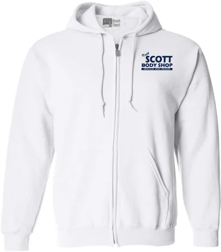 Vista 7 de Sudadera con capucha y cremallera Keith Scott Body Shop TV en ambos lados