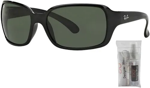 Vista 2 de Ray-Ban RB4068 Sunglasses For Women + BUNDLE with Designer iWear Complimentary Eyewear Care Kit