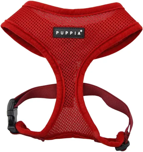 Vista 23 de Puppia Arnés suave para perro, sin estrangulamiento, sobre la cabeza, malla transpirable de triple capa, cinturón ajustable en el pecho y hebilla