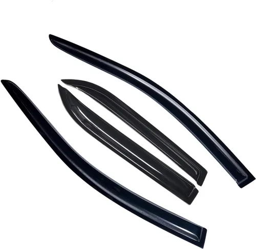 Vista 6 de Lightronic Visera de ventana de ventilación automática con clip extra duradera en el canal, se adapta a Chrysler 300 2011-2023, protección UV