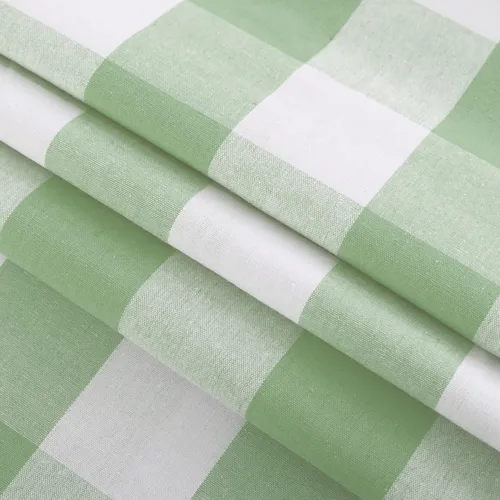 Vista 160 de Cenefas de cortina para ventana de 16 pulgadas de largo, 2 paneles de cuadros búfalo, cortinas pequeñas con bolsillo para barra, estilo clásico