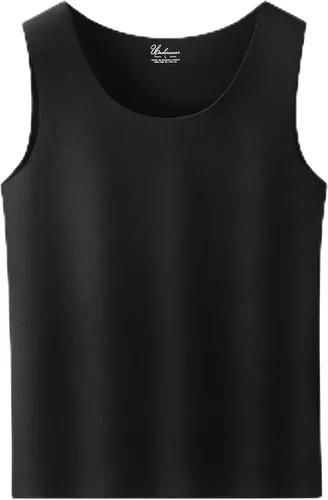 Vista 9 de Camiseta térmica sin mangas para mujer, para clima frío, ropa interior con forro polar, camisola cálida, chaleco de capa base