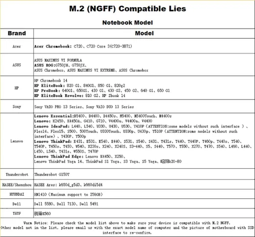 Vista 7 de KingSpec NT Series M.2 2242 SSD SATA de 128 GB - No compatible con NVMe Socket, unidad interna de estado sólido Sata 3 de 6 Gb/s, para Ultrabook