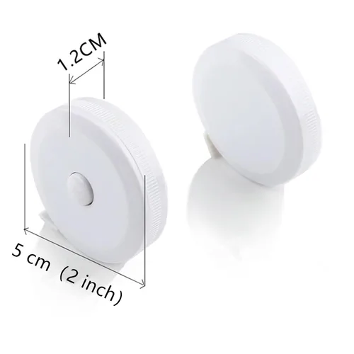 Vista 2 de Paquete de 3 cintas métricas suaves para coser el cuerpo, tela a medida, medidas para manualidades en el hogar, 60 pulgadas/4.9 ft, 79 pulgadas/6.6