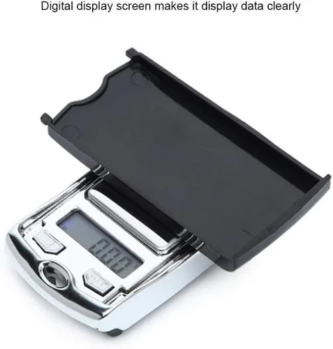 Vista 5 de 3.53 oz/0.01 Escala de bolsillo digital de alta precisión portátil de joyería electrónica pequeña escala LCD para joyería