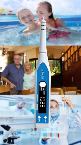 Vista 5 de Medidor de salinidad digital 3 en 1 Probador de agua salada – Gravedad específica, salinidad y temperatura, hidrómetro de pluma de alta precisión