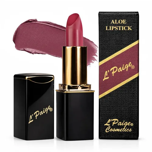 Vista 27 de L'Paige L02 - GRAPE ICE Designer Lipstick Base de aloe vera, de larga duración, hidratante Morado claro con acabado helado iridiscente