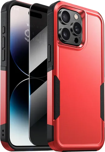 Vista 21 de Diaclara Funda diseñada para iPhone 12/iPhone 12 Pro, [con protector de pantalla de privacidad] [antiespía]