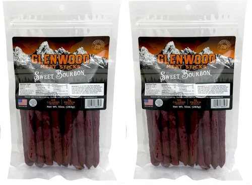 Vista 11 de Glenwood - Palitos de carne altos en proteínas, mini palitos de carne en bolsa resellable de 10 onzas (miel caliente)