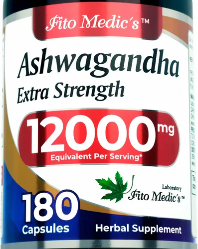 Vista 9 de FITO MEDIC'S Laboratorio Ashwagandha Suplementos de ashwagandha Cápsulas de ashwagandha 90 cápsulas