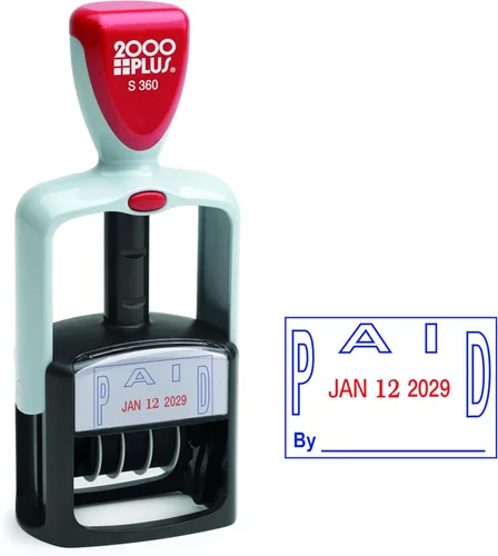 Vista 4 de COSCO 2000 Plus 2-Color Pagado Dater (COS011033), Azul