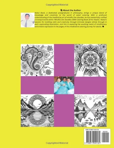 Vista 2 de Mindful Zen Doodles DBM Coloring Book 19 for Adults
