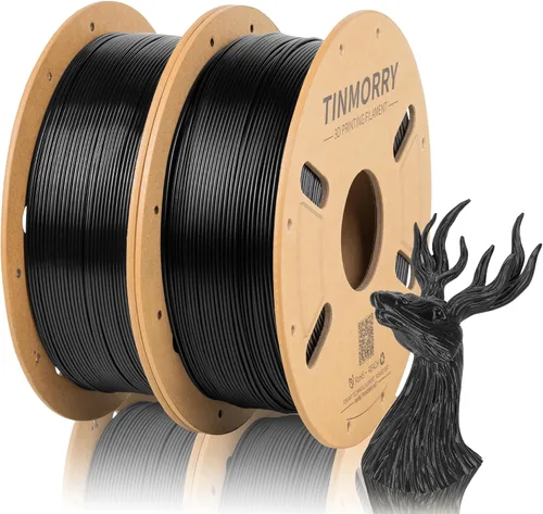 Vista 32 de TINMORRY - Filamento PETG CF de 1.75 mm para impresora 3D, compatible con Bambu LAB, Creality K1C, QIDI MAX3, FLASHFORGE Adventurer 5M, Prusa MK4