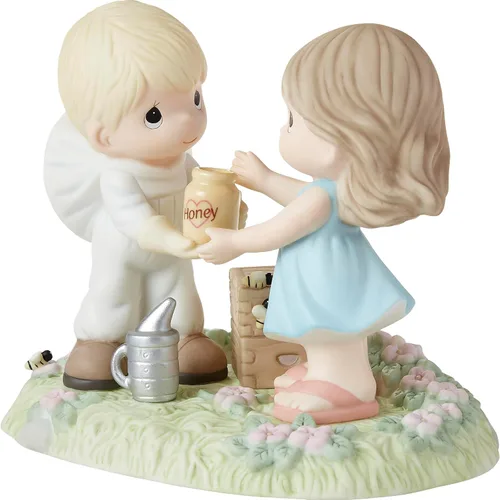 Vista 2 de Precious Moments 222004 - Figura de porcelana con texto en inglés "You're Always Bee My Honey
