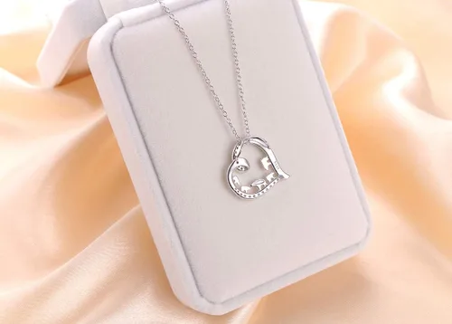 Vista 21 de Collar de plata esterlina para mamá, regalo para el día de la madre, dije o brazalete para mamá