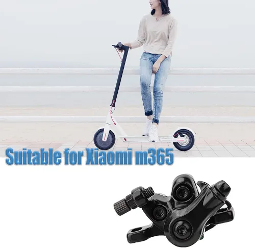 Vista 5 de Pinza de freno trasero Pinza de freno de disco Reemplazo para Xiaomi M365 Scooter Piezas de aleación de aluminio Scooter Freno