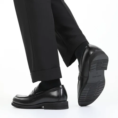 Vista 8 de Bruno Marc Mocasines Penny de vestir para hombre, zapatos formales de negocios