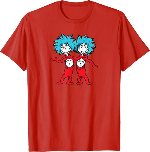 Vista 91 de Dr. Seuss Thing 1 Thing 2 Buddies - Camiseta Negro