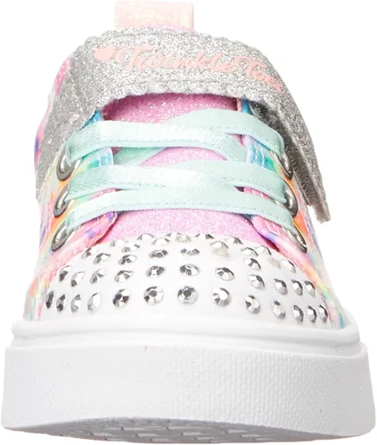 Vista 2 de Skechers Tenis unisex Twinkle Sparks-Unicorn Charme para niños, marino