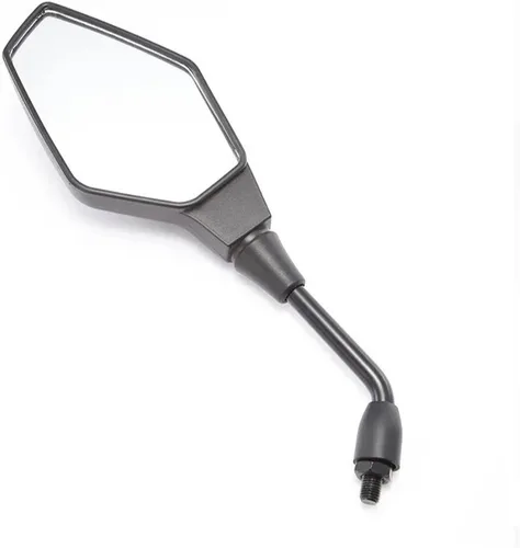 Vista 2 de motocicleta espejo retrovisor para Y-amaha FZ1 FZ6 FZ8 FZ25 MT03,8 10MM motocicleta espejo retrovisor negro ABS espejo universal