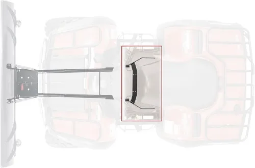 Vista 3 de WARN 88188 Powersports - Kit central para ATV para Yamaha Grizzly y Kodiak, color negro