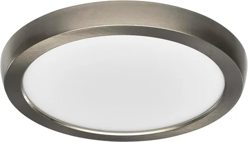 Vista 8 de Satco 62535-11W 120V CCT seleccionable LED 7" redondo acabado níquel cepillado 62-1713 techo interior LED accesorio