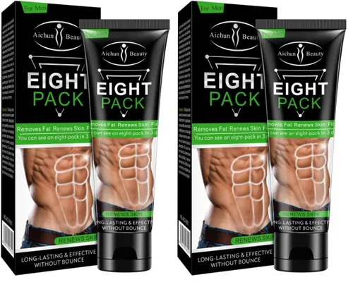 Vista 10 de AICHUN BEAUTY Paquete de ocho para hombres cintura fuerte Torso masculino líneas suaves prensa fitness vientre quemar grasa muscular quitar renueva