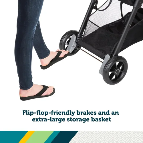 Vista 4 de Safety 1st Sistema de viaje Smooth Ride con cochecito y asiento de auto para bebés OnBoard FLX, combinación de recién nacido a niño pequeño, fácil