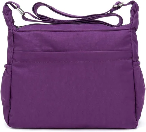 Vista 4 de MINTEGRA Bolso cruzado para mujer, bolso de hombro impermeable de nailon, bolsillo ligero