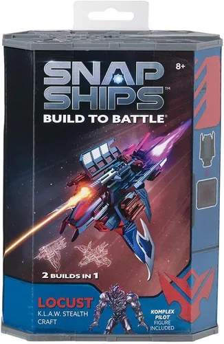 Vista 8 de Interplay UK Snap Ships Locust K.L.A.W. Stealth Craft - 36 piezas - A partir de 8 años