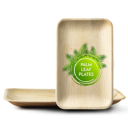 Vista 11 de Concession Essentials Platos de hoja de palma (25 unidades) – Vajilla desechable, platos compostables y biodegradables