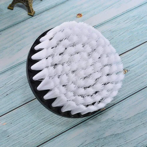 Vista 7 de Wixine 1 unids 5" blanco cepillo accesorio para limpieza de alfombras de cuero y tapicería kit