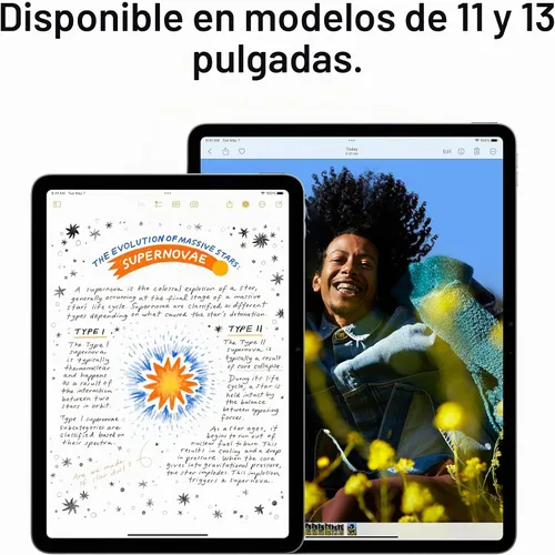 Vista 3 de Apple iPad Air de 11 pulgadas (M2): Construido para Apple Intelligence, pantalla Liquid Retina, 1 TB, cámara frontal/trasera de 12 MP, Wi-Fi 6E