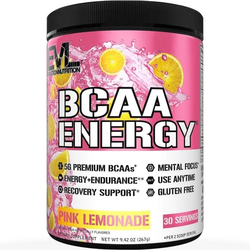 Vista 15 de EVL BCAA - Polvo de aminoácidos BCAA rehidratante, bebida de recuperación después del entrenamiento con cafeína natural, BCAA Energy Polvo