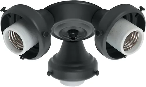 Vista 2 de Hunter Fan Company, 99140, Ajustador negro de tres luces