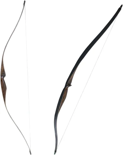 Vista 7 de Topbows Sparrow - Arco largo tradicional de 54 pulgadas, 20-35 libras, peso de dibujo, arco largo de una pieza, arco recurvo para manos derechas