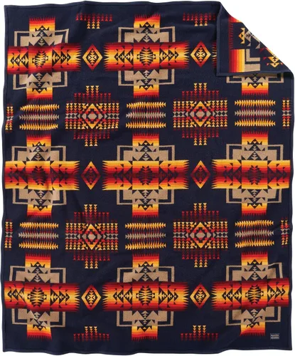 Vista 12 de Pendleton Chief Joseph - Cobija de lana Wool Felt Binding, Breathable, Napped for Softness