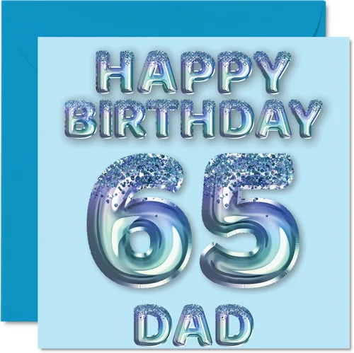 Vista 278 de Stuff4 Tarjeta de primer cumpleaños para niños, globo de fiesta con purpurina azul, tarjetas de feliz cumpleaños para niño de 1 año, nieto, hijo, 57
