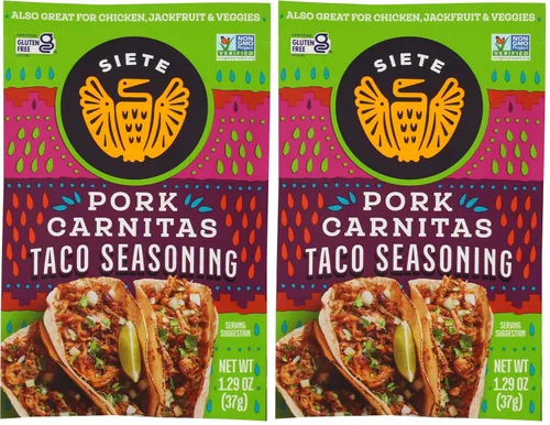 Vista 15 de Siete Condimento - Carnitas Paleo, sin conservantes, aprobado por Whole 30 (paquete de 1)