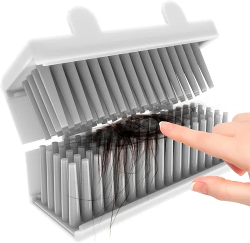 Vista 9 de Atrapapelos, Colector de Cabello Reutilizable para Pared de Ducha, Trampa de Cabello para Protector de Drenaje, Atrapapelos de Silicona para Baño