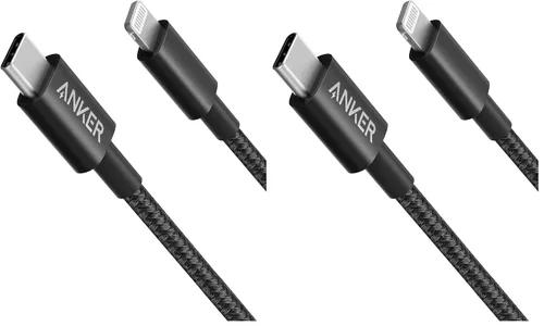 Vista 14 de Anker Nuevo Cable de Nylon USB C a Lightning, Certificado MFi de Apple para iPhone Serie 14, y Más (1 pie, Negro)